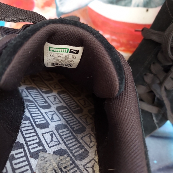 Black Suede Pumas - Picture 6 of 9